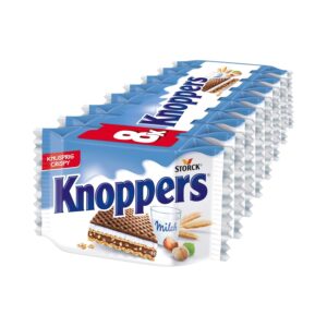 Knoppers, Filled Waffle Cuts with Hazelnuts – 8 x 25 g