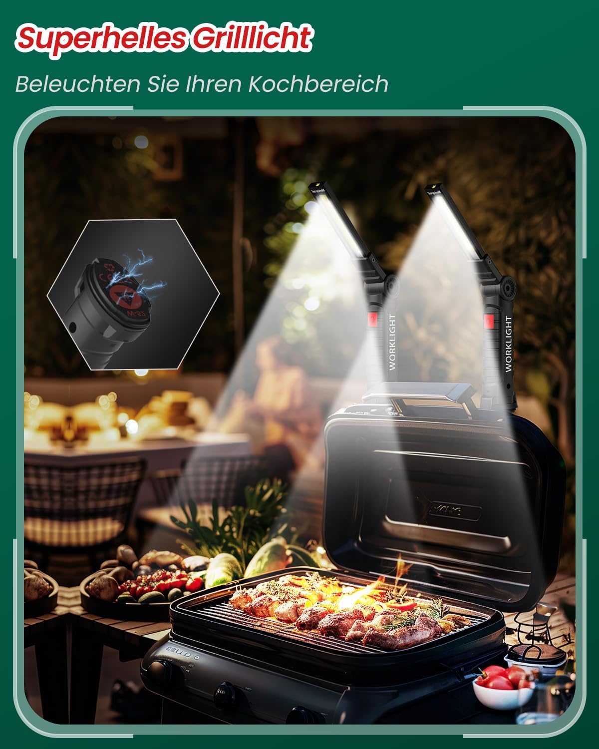 Coquimbo 2 Stück Werkstattlampe LED, Kleine Weihnachtsgeschenke für Männer – Bild 4