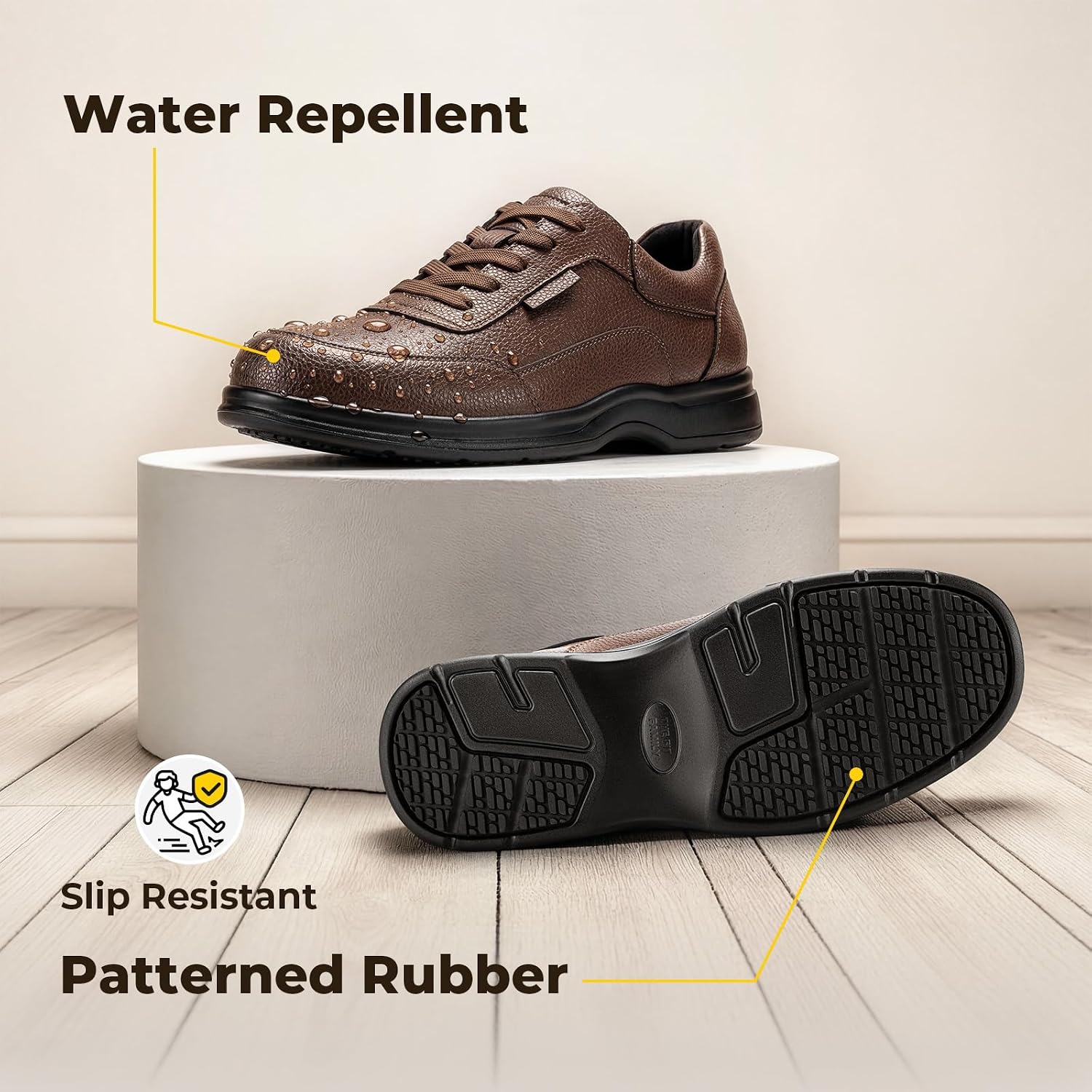 FitVille Extra Wide Suit Shoes Oxford Shoes Men – Bild 5
