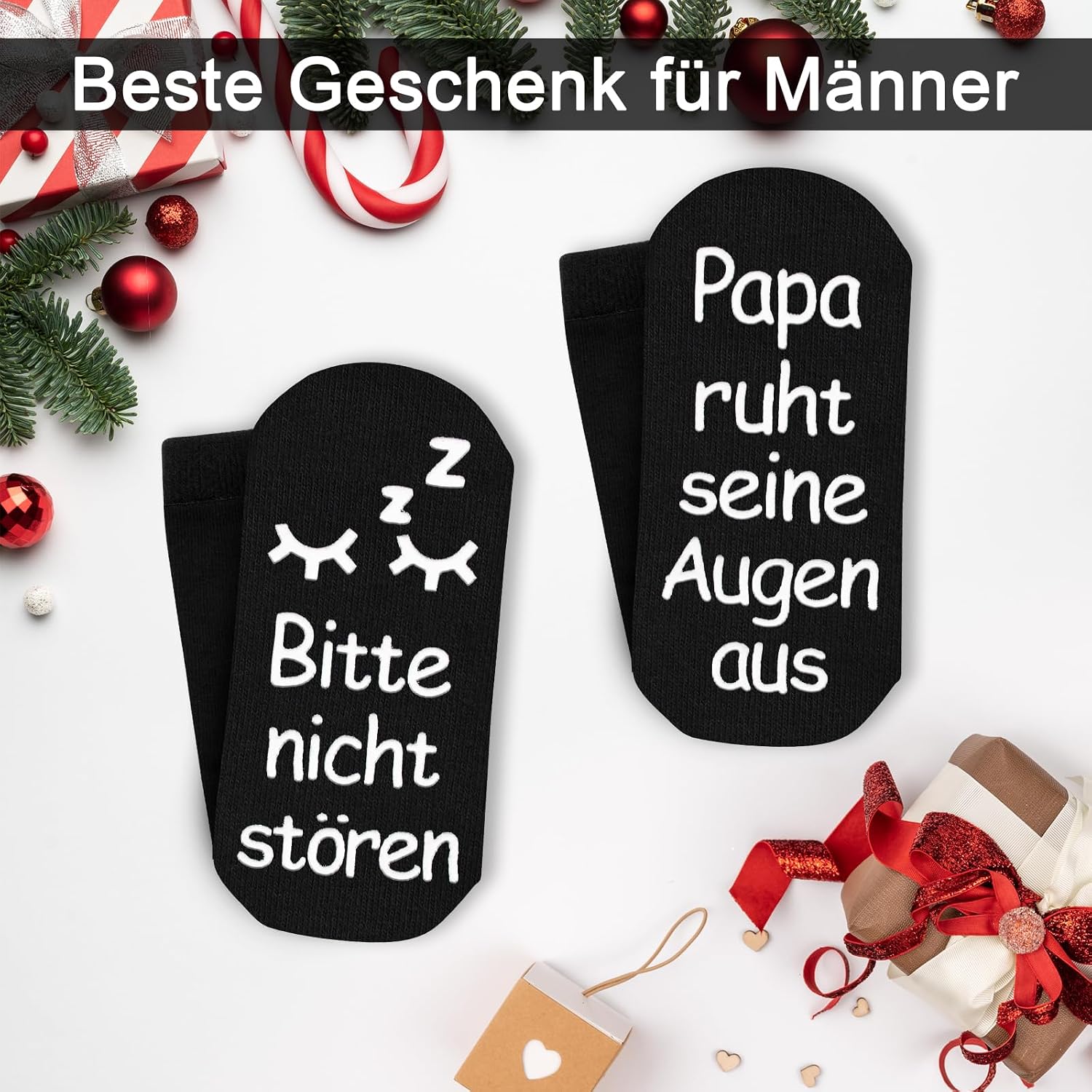 Gifts for Men Funny Socks Men's Funny Christmas Gifts for Grandpa Men Dad Men's Day Christmas Gift for Christmas Valentine's Day Birthday Father's Day – Bild 6