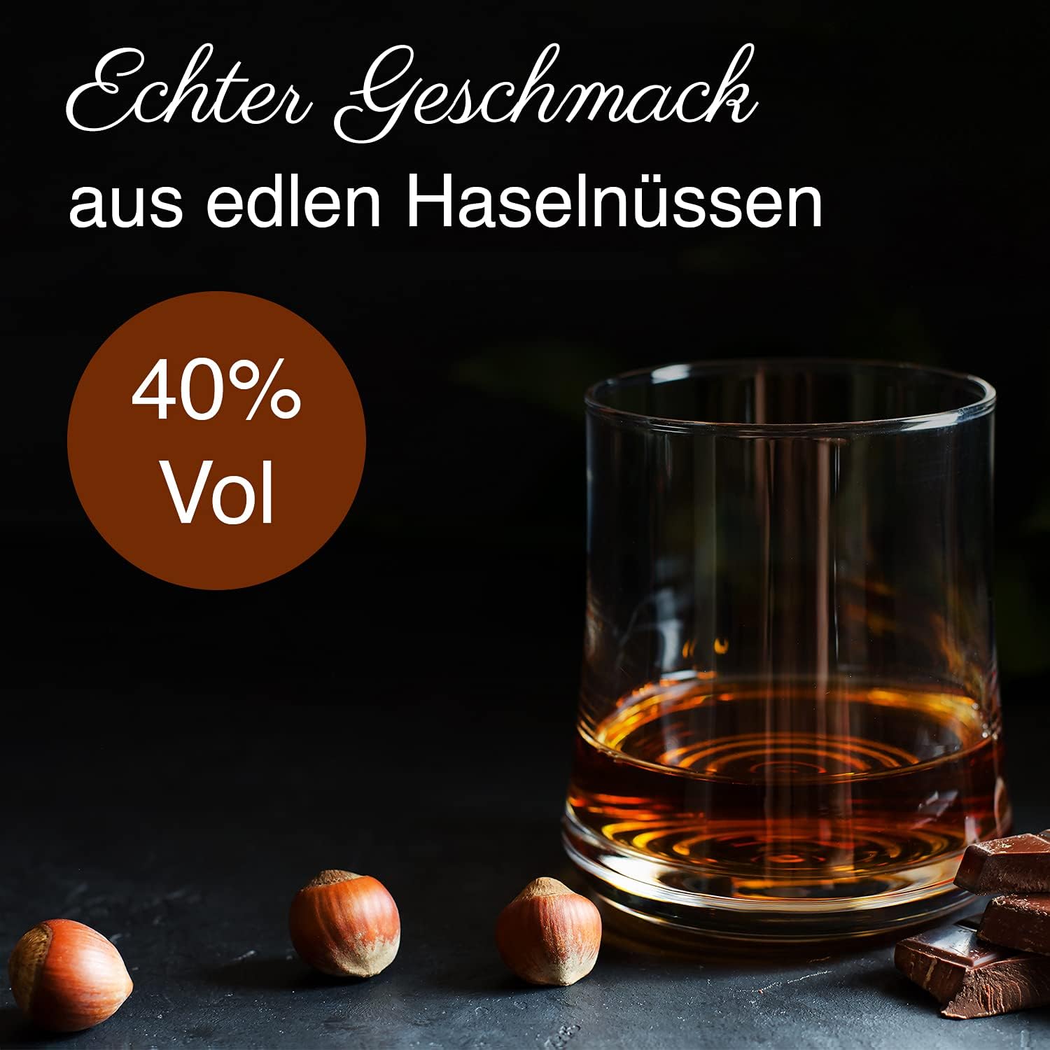 Grafschaft Mark Alte Haselnuss Hazelnut Schnapps, 1 x 0.7 L, 40% Vol. Alcohol, Mild Fruit Brandy, Matured in Wooden Barrels, from Our Distillery, Elegant Aromas of Nut, Ideal as a Gift – Bild 2