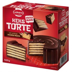 Wikana Cold Dog 500 g - Classic Biscuit Cake - Chocolate Cake with Biscuits