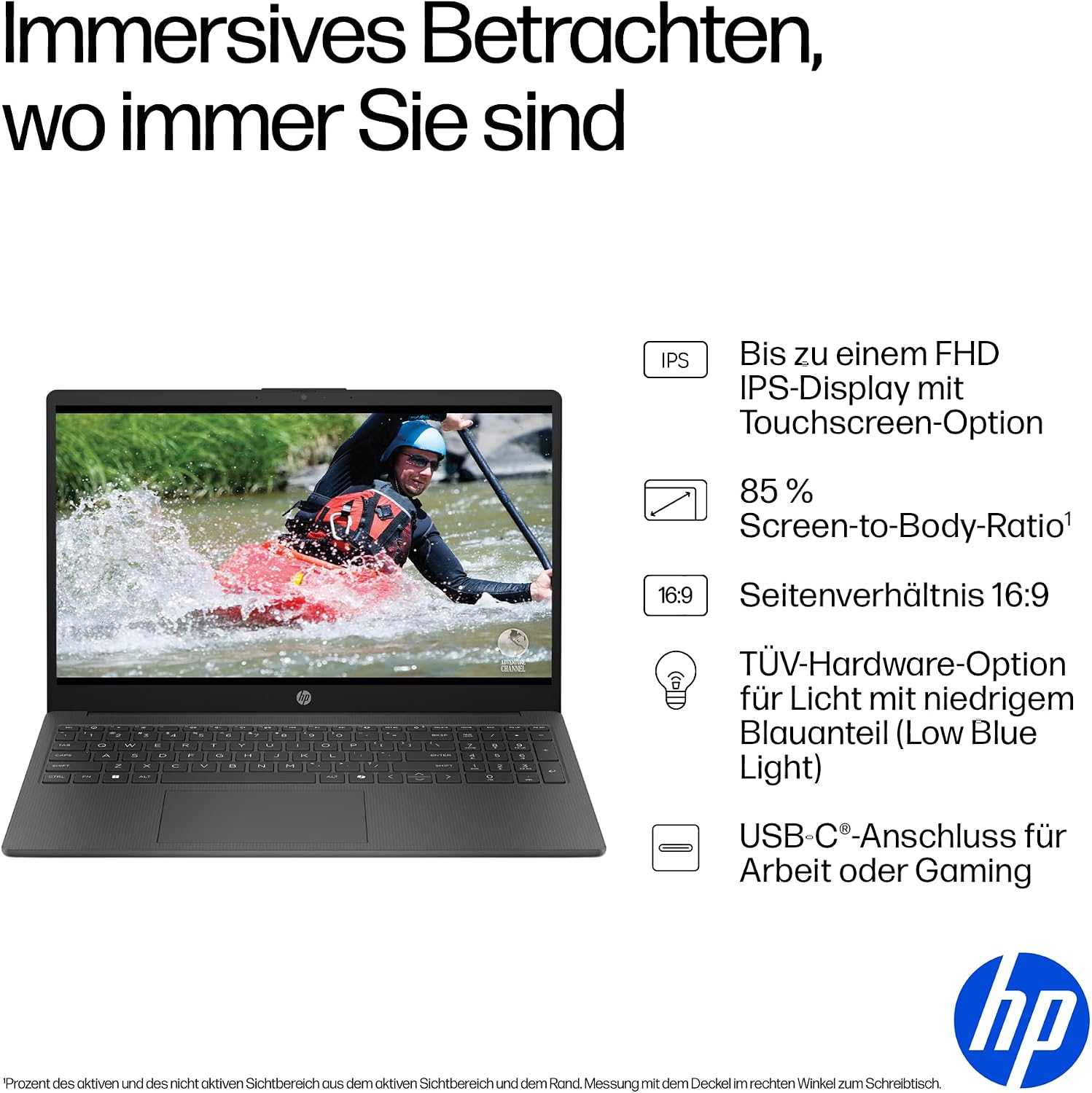 HP Laptop, 17.3 Inch HD+, Intel N200, 8GB RAM, 256GB SSD – Bild 11