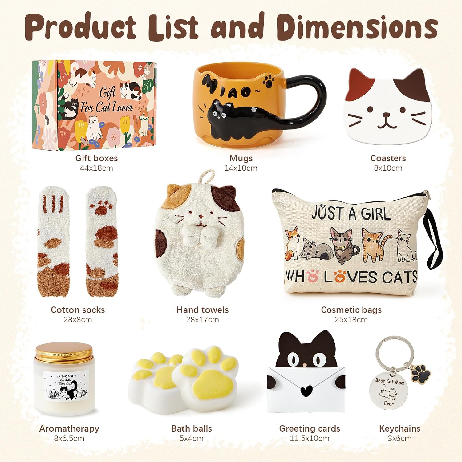 Cat Gift Girls Women Girlfriend Gift for Cat Lovers – Bild 7