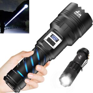 Torch LED Rechargeable 1000000 Lumens Torch Large Strong