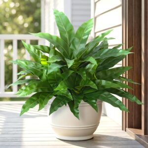 Pack of 3 Artificial Ferns 45 cm Artificial Plants Boston Fern