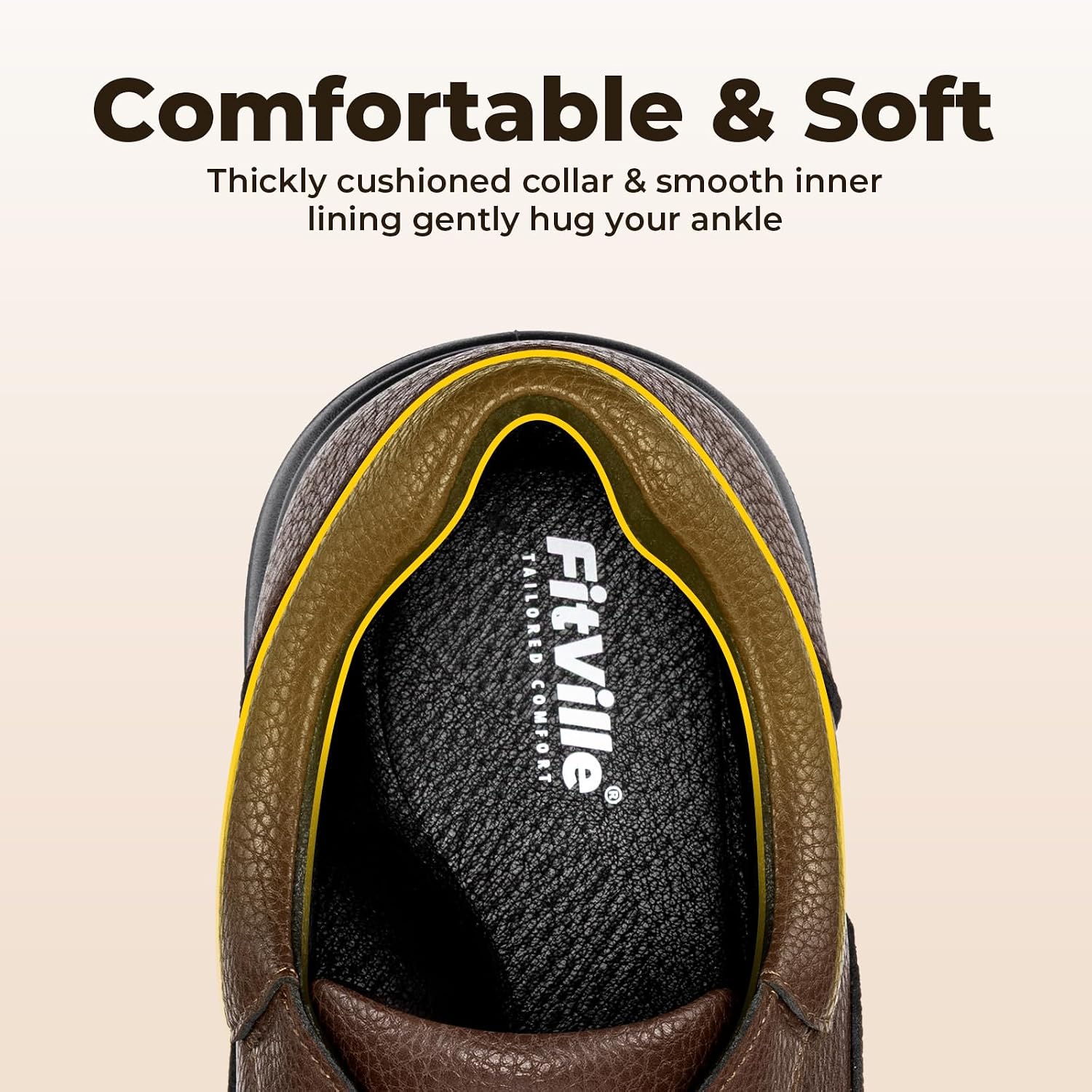 FitVille Extra Wide Suit Shoes Oxford Shoes Men – Bild 6