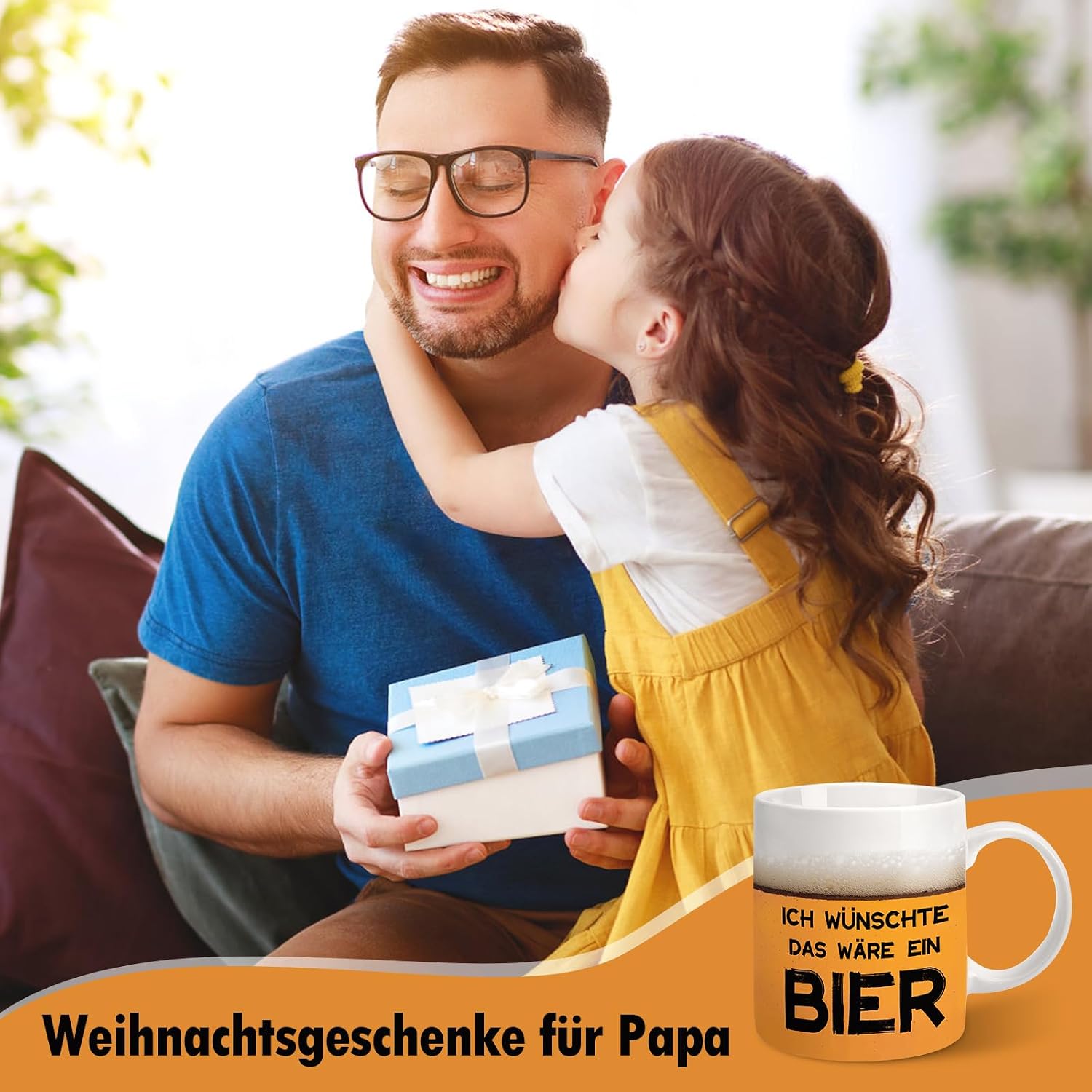 Christmas Gifts for Men, 11 oz Mug Beer, Gifts for Men Dad – Bild 7