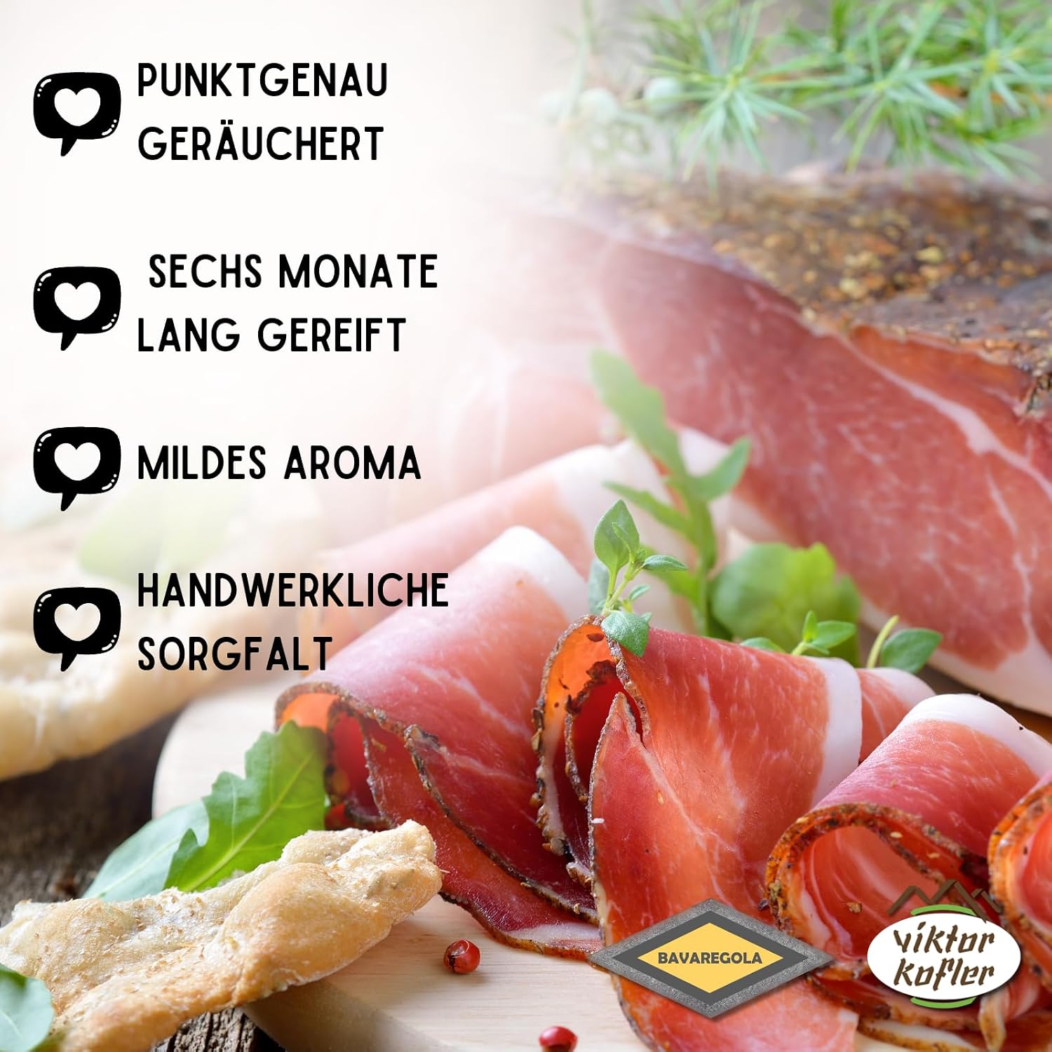 Bacon Cut 100 g from Lana/South Tyrol - Aged for 6 Months - Super Thin – Bild 3
