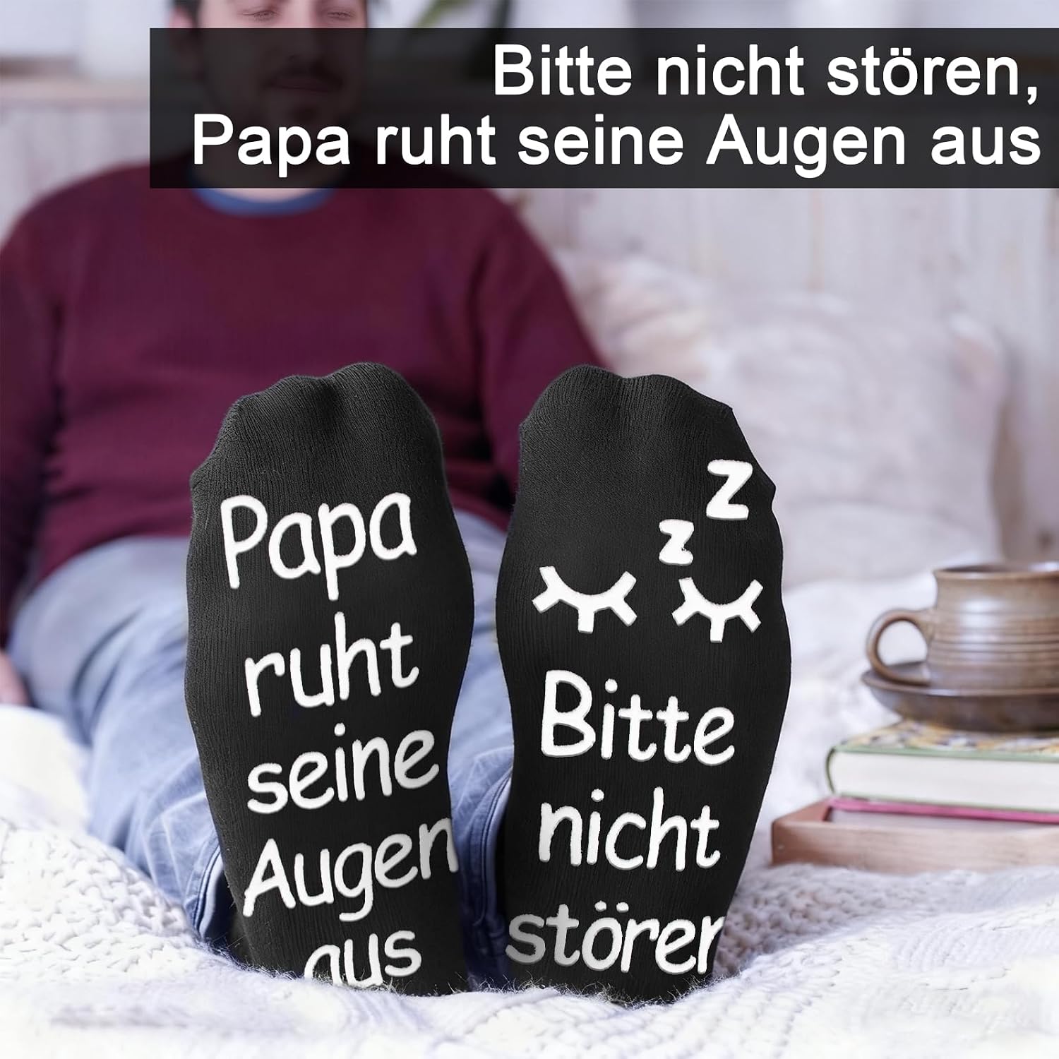 Gifts for Men Funny Socks Men's Funny Christmas Gifts for Grandpa Men Dad Men's Day Christmas Gift for Christmas Valentine's Day Birthday Father's Day – Bild 3