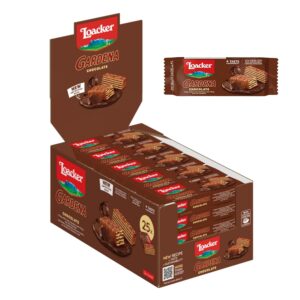 Loacker Gardena Waffles Chocolate Bulk Pack of 25 x 38 g