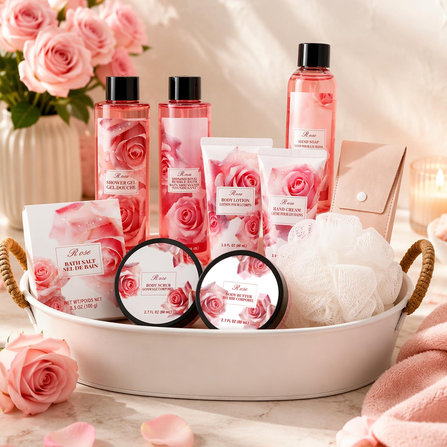 BODY & EARTH Gift for Women - Gift Baskets for Women 13 Pieces – Bild 7