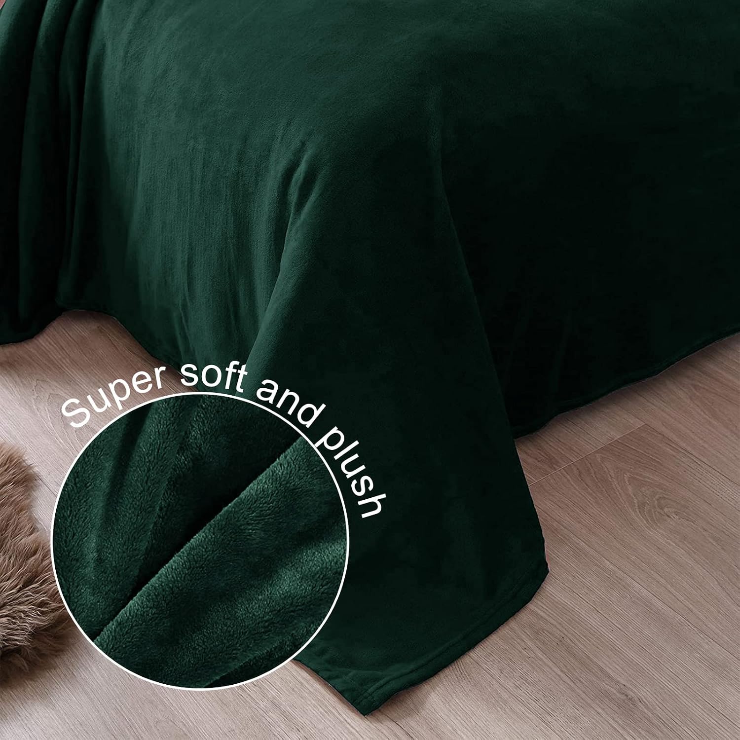 Exclusivo Mezcla Cuddly Fleece Blanket 150 x 200 cm Blanket Sofa Blanket – Bild 5