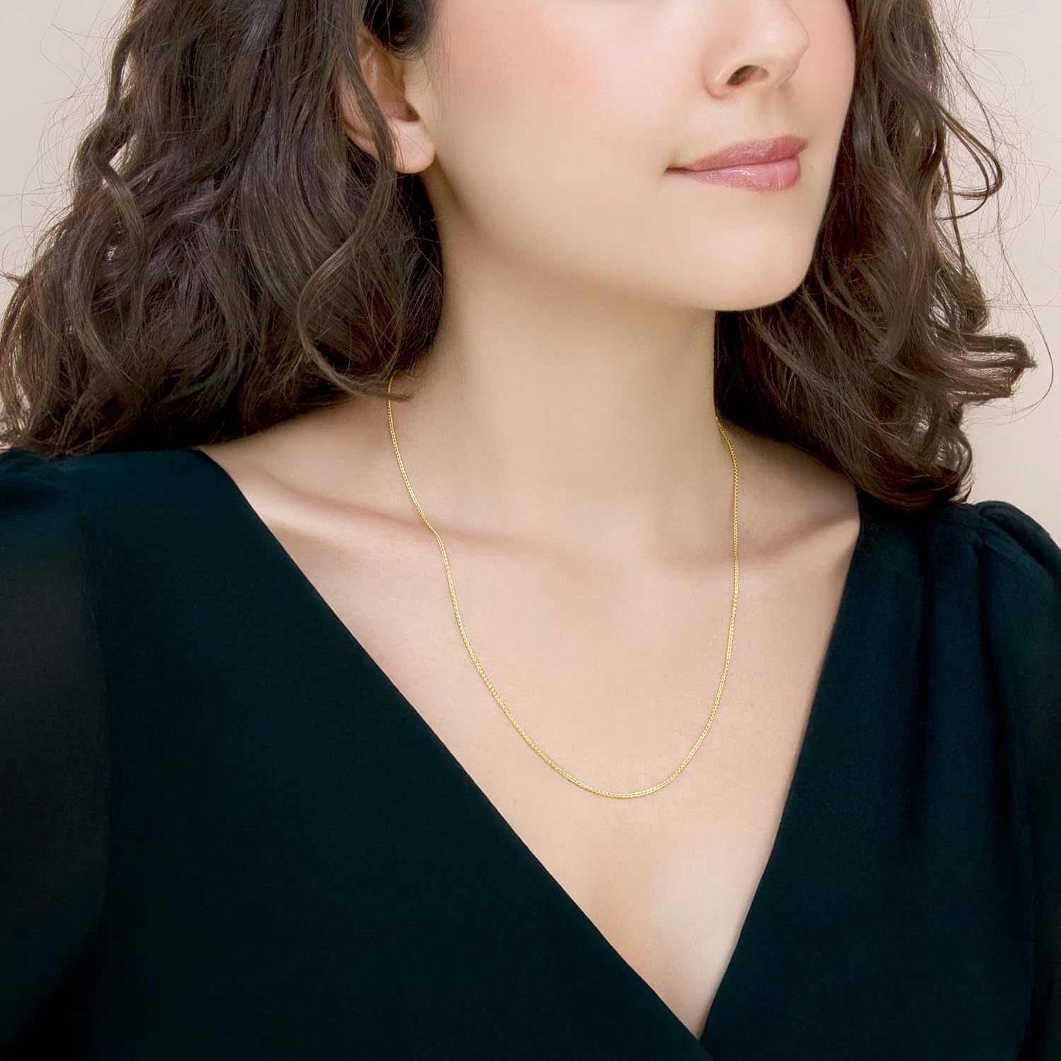 Carissima Gold Women's Necklace 9K (375) 1.2 mm – Bild 5