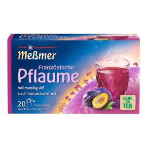 Meßmer Country Tea French Plum Fruit Tea with Plum Aroma Full-bodied Sweet 20 Tea Bags