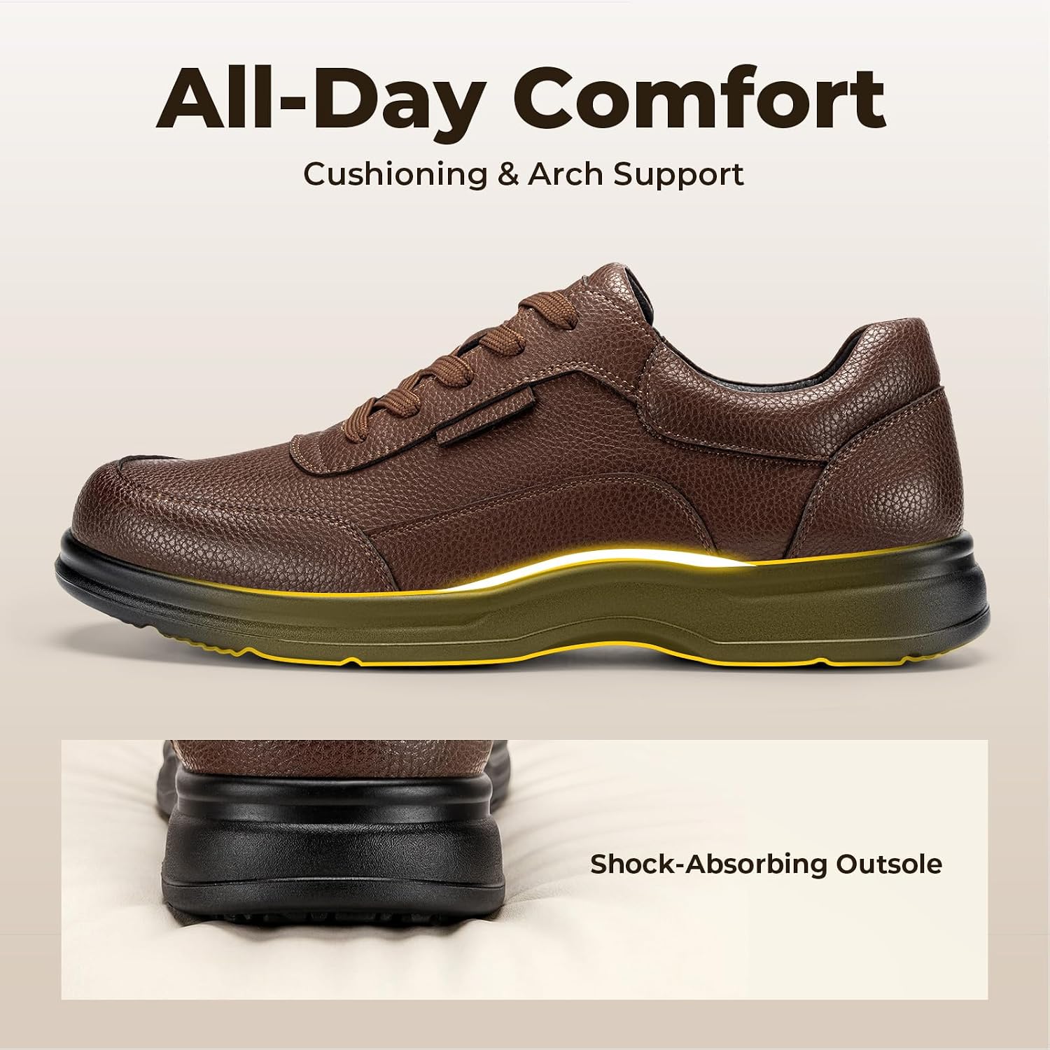 FitVille Extra Wide Suit Shoes Oxford Shoes Men – Bild 4