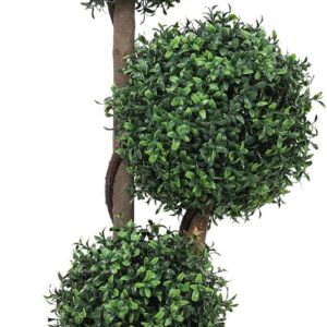 HOMCOM Artificial Boxwood Ball Large 100 cm Tri-Ball UV Protection