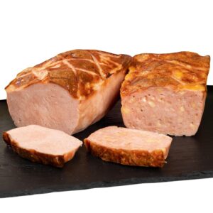 WURSTBARON Cheese Liver Cheese & Liver Cheese Red Liver Cheese Set for Gourmets – Meat Cheese for Baking – High Quality from Bavaria, 2 x 1 kg