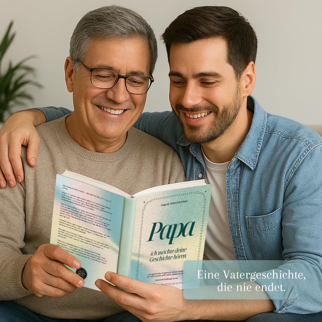 Papa, erzähl mir deine Geschichte - The Memory Book to Fill In | Personal Gift for Father's Day, Birthday or as a Attention | Designed with Love for Lasting Memories – Bild 9