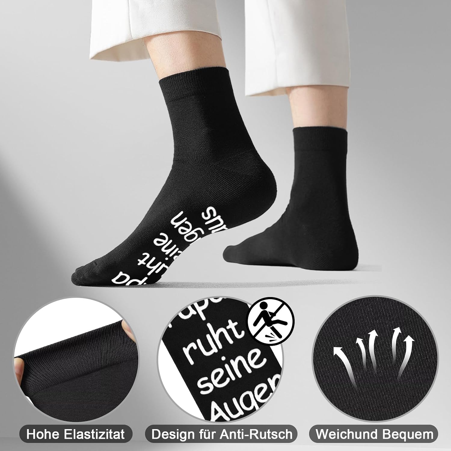 Gifts for Men Funny Socks Men's Funny Christmas Gifts for Grandpa Men Dad Men's Day Christmas Gift for Christmas Valentine's Day Birthday Father's Day – Bild 4