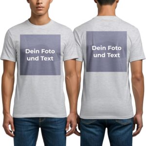 Cimpress Personalised Mens Cotton T Shirt S to 3XL