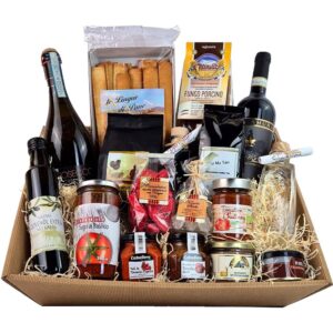 Präsent Gourmet Basket in Basket Open Wave Barrique Gift Service 1 Piece