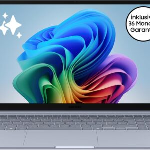 Samsung Galaxy Book4 Edge AI Laptop, 15.6 Inch Display, 16GB RAM, Snapdragon X Plus Processor, Notebook 512GB Memory, Copilot+ PC, Sapphire Blue