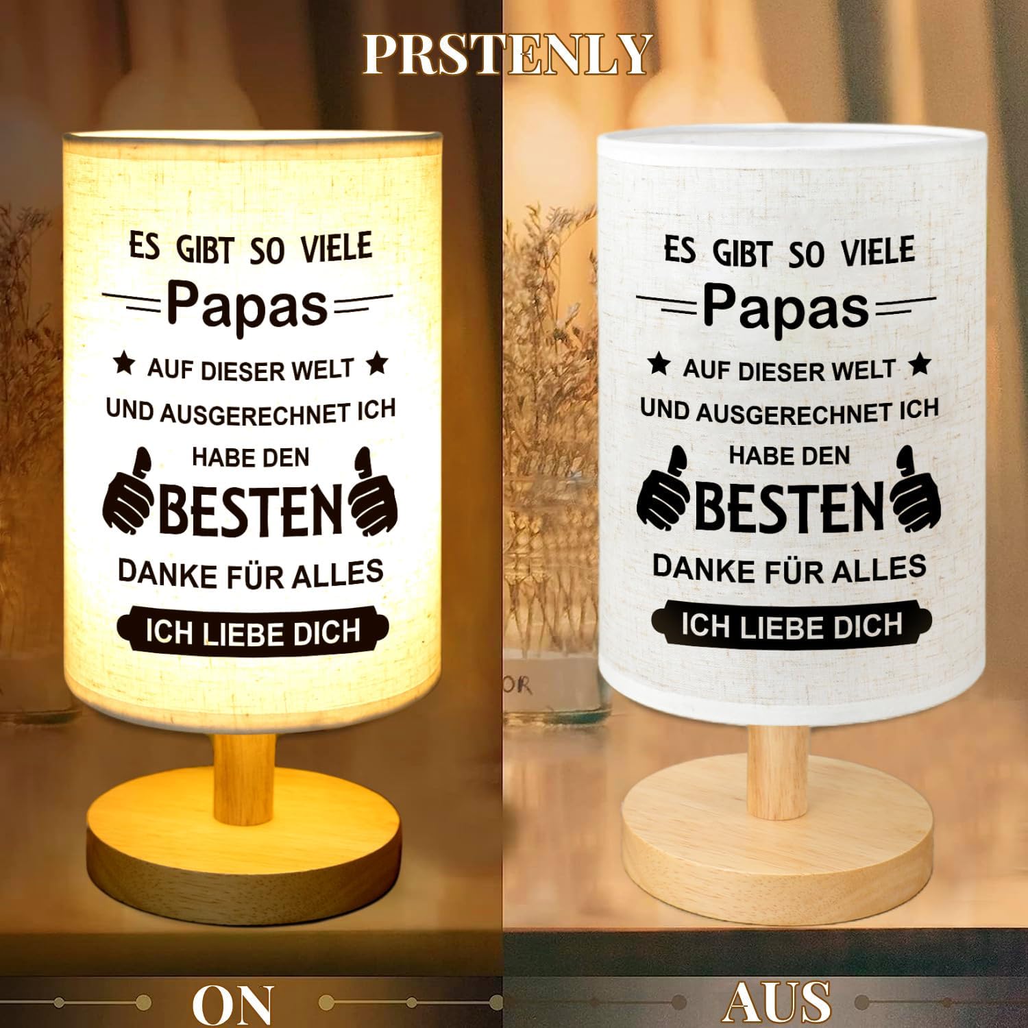 Prstenly Gifts for Dad, Best Dad Table Lamp Gifts for Men – Bild 5