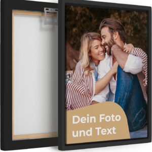 Cimpress Personalised Framed Canvas Picture 30×40cm Portrait