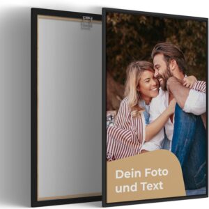 Cimpress 60 × 90 cm Personalised Framed Canvas Picture Portrait