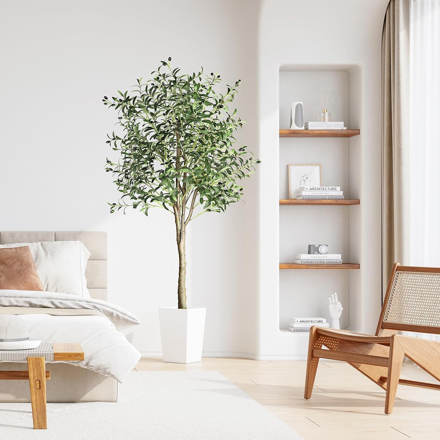 YOLEO Artificial Olive Tree 180 cm Artificial Plant Artificial Plants Large – Bild 8