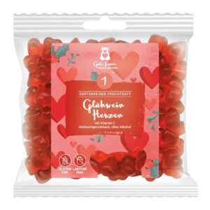 naschlabor x Gute Laune Fruit Juice Bear Christmas | Variety Fruit Juices | No Artificial Colours and Flavour Enhancers | Gluten and Lactose Free (Mulled Wine Hearts)