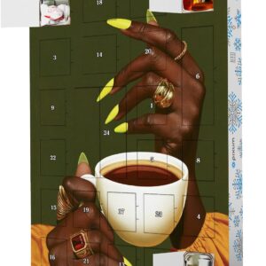Adventskalender XXL mit Pralinen von Ferrero Kaffee Pause mit Goldschmuck artboxONE Adventskalender Essen & Trinken