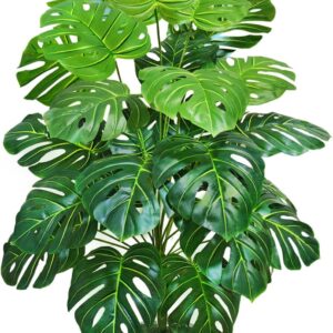 Artificial Plant, 103 cm Monstera in Pot, for Indoor and Outdoor