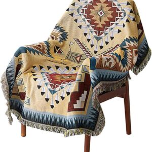 HOORDRY Boho Sofa Throw Blanket 130 x 180 cm