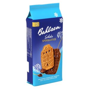 Bahlsen Chocolate Speculatius 192g Christmas Pastry with Chocolate and Traditional Designs (1 x 192g)