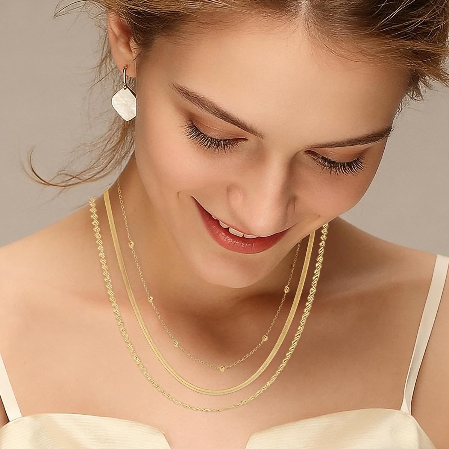 JSTHHTT 40 Pieces Jewellery Sets for Women, Gold Jewellery and Silver Jewellery: Fashion Jewellery Set, Jewellery Sets, Gold Jewellery Sets for Women, Trendy Chunky Gold, Women's Jewellery Sets – Bild 3