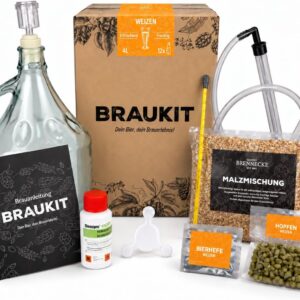 Braukit Wheat Beer Brewing Set with 5L Fermentation Bottle