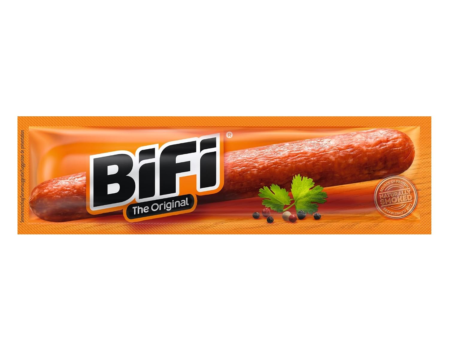 BiFi Original Salami Sticks – Pack of 40 (40 x 20 g) – Sausage Snack To Go – Air Dried Meat & Sausages Package – Salami with Pepper, Coriander and Garlic – Ideal Nibble Box – Sausage Pack – Bild 2