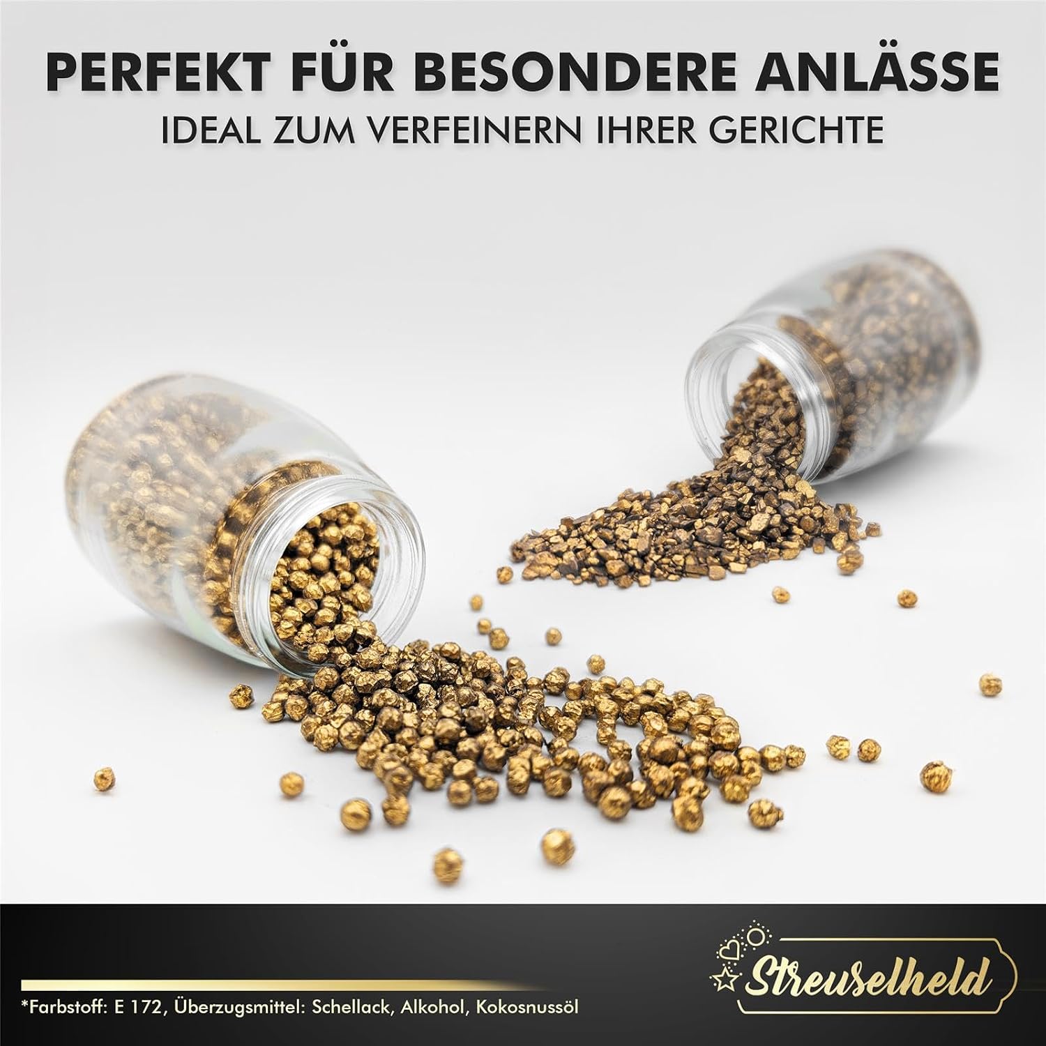 Streuselheld Salt and Pepper Mill with Gold Spices – Bild 3