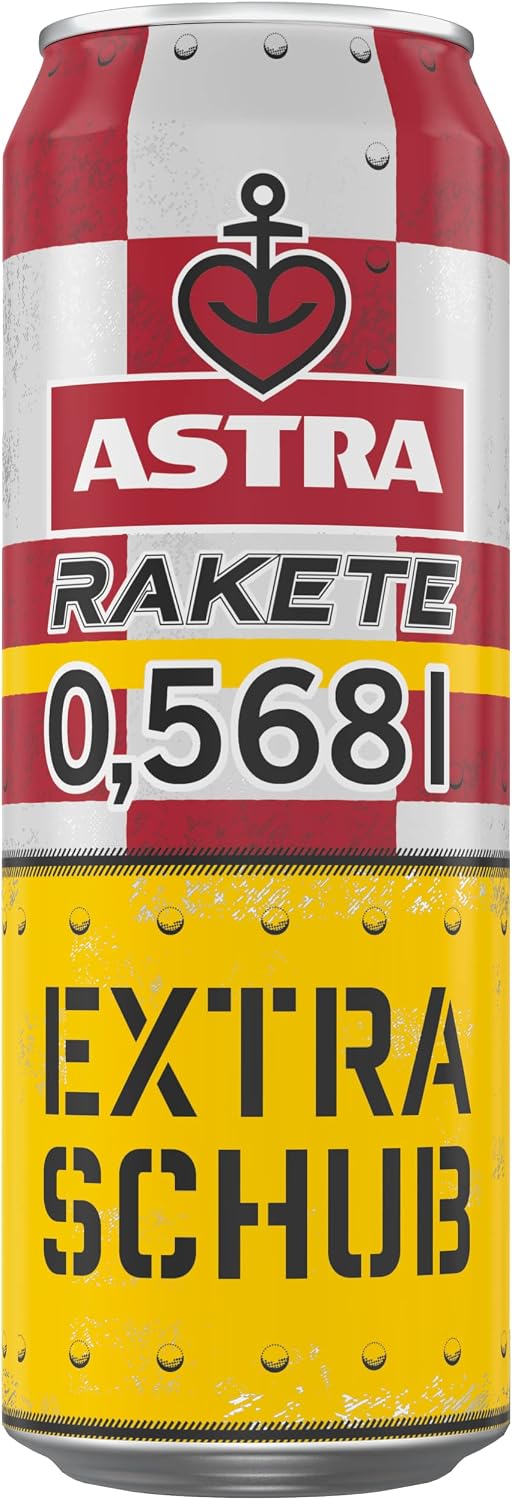 Astra Rakete 0.568 Litre Beer Mixed Drink, Disposable Beer Can (24 x 0.568), Extra Thrust Astra Rakete – Bild 3