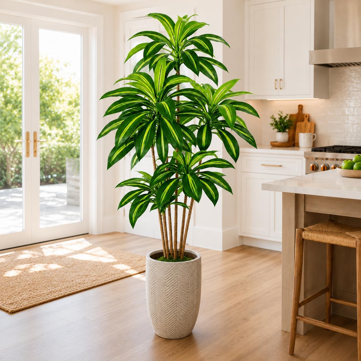 PASCH® Dragon Tree Artificial Palm Tree Large (160 cm) Realistic Artificial Plants Large Palm Tree Artificial Palm Tree Artificial Plants Like Real – Bild 7