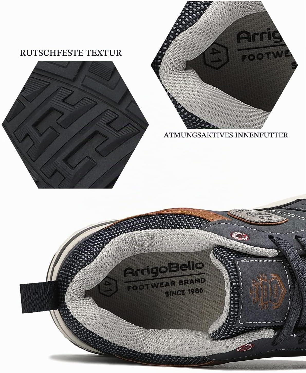 ARRIGO BELLO Shoes Men's Trainers Casual Shoes Work Shoes Sports Shoes – Bild 6