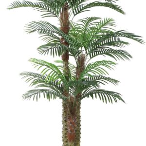 SOGUYI 240 cm Outdoor Artificial Palm Tree UV-Resistant Large Artificial Palm Tree