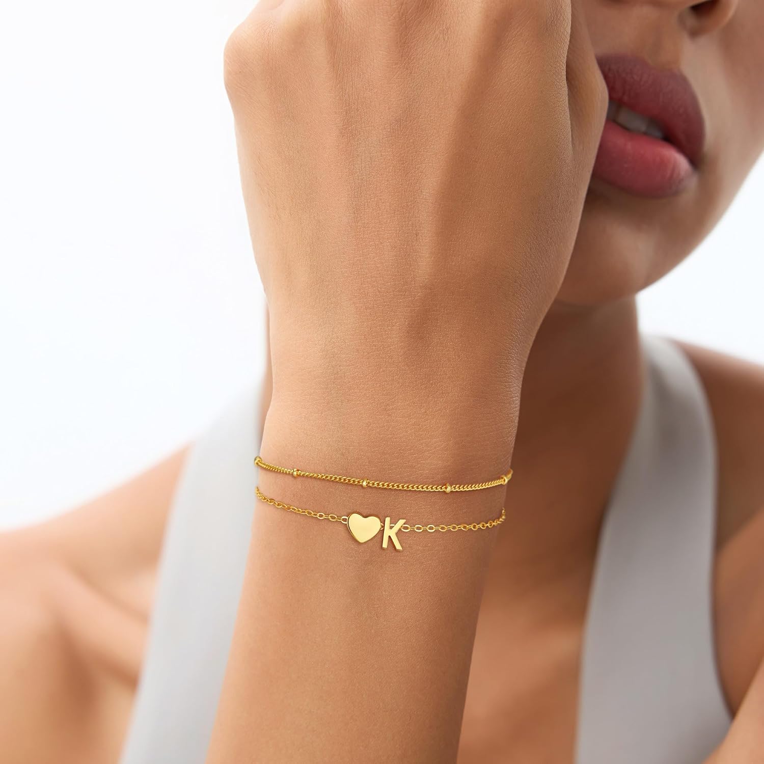 School Gift - Bracelet with Letters for Women and Girls – Bild 5