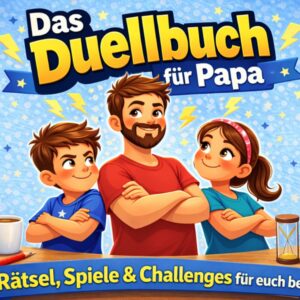 Das Duellbuch für Papa: Rätsel, Spiele & Challenges für euch beide | Papa Geschenk für unvergessliche Momente zu zweit