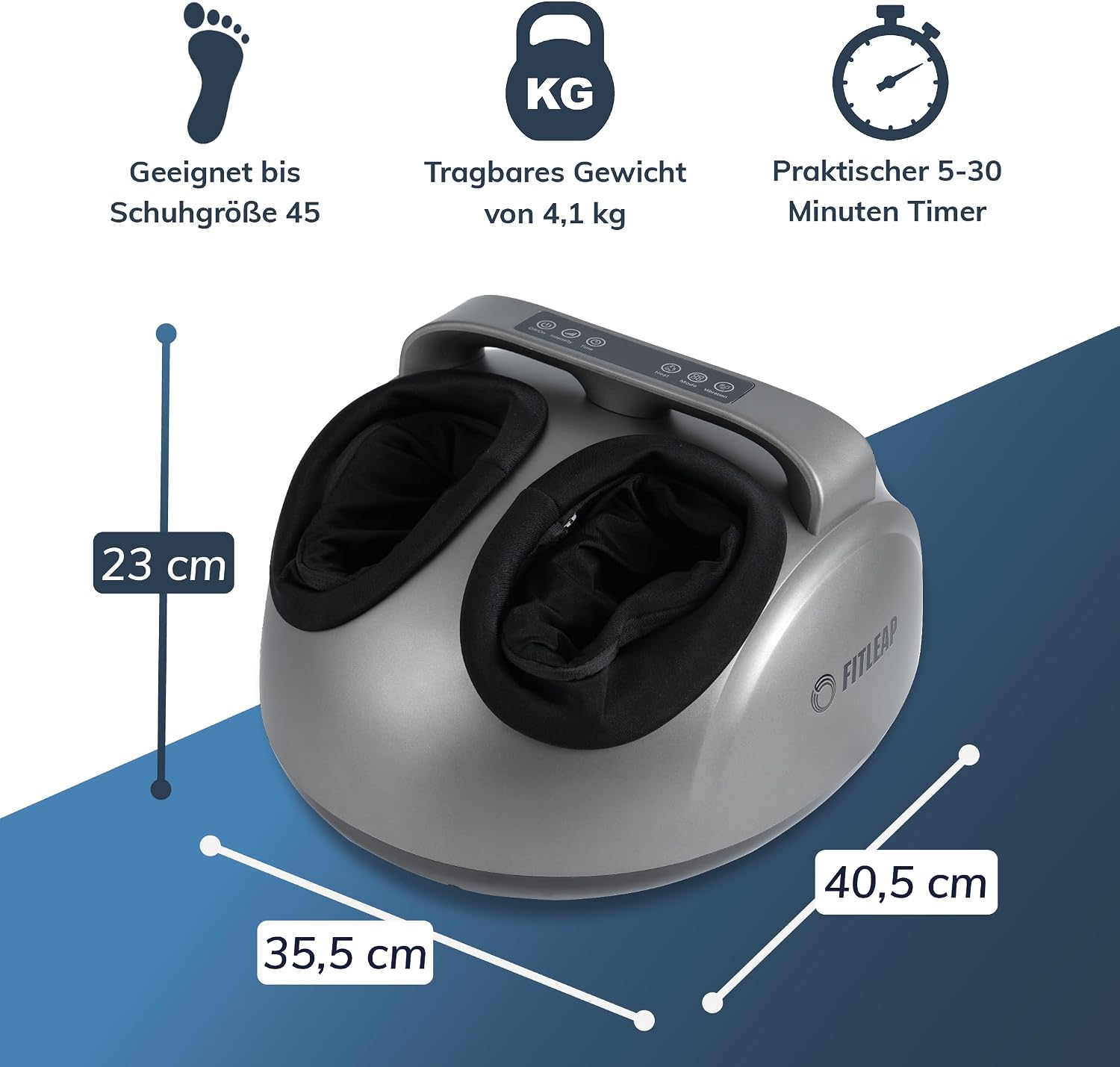 Fitleap Shiatsu Foot Massager, Heat Function up to 40 Degrees for Cold Feet – Bild 6
