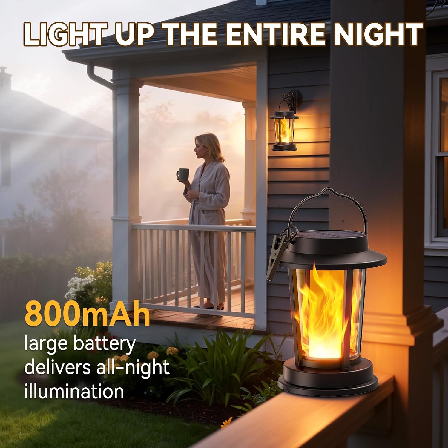 Solar Lanterns for Outdoors, Solar Lights for Outdoor Hanging – Bild 6