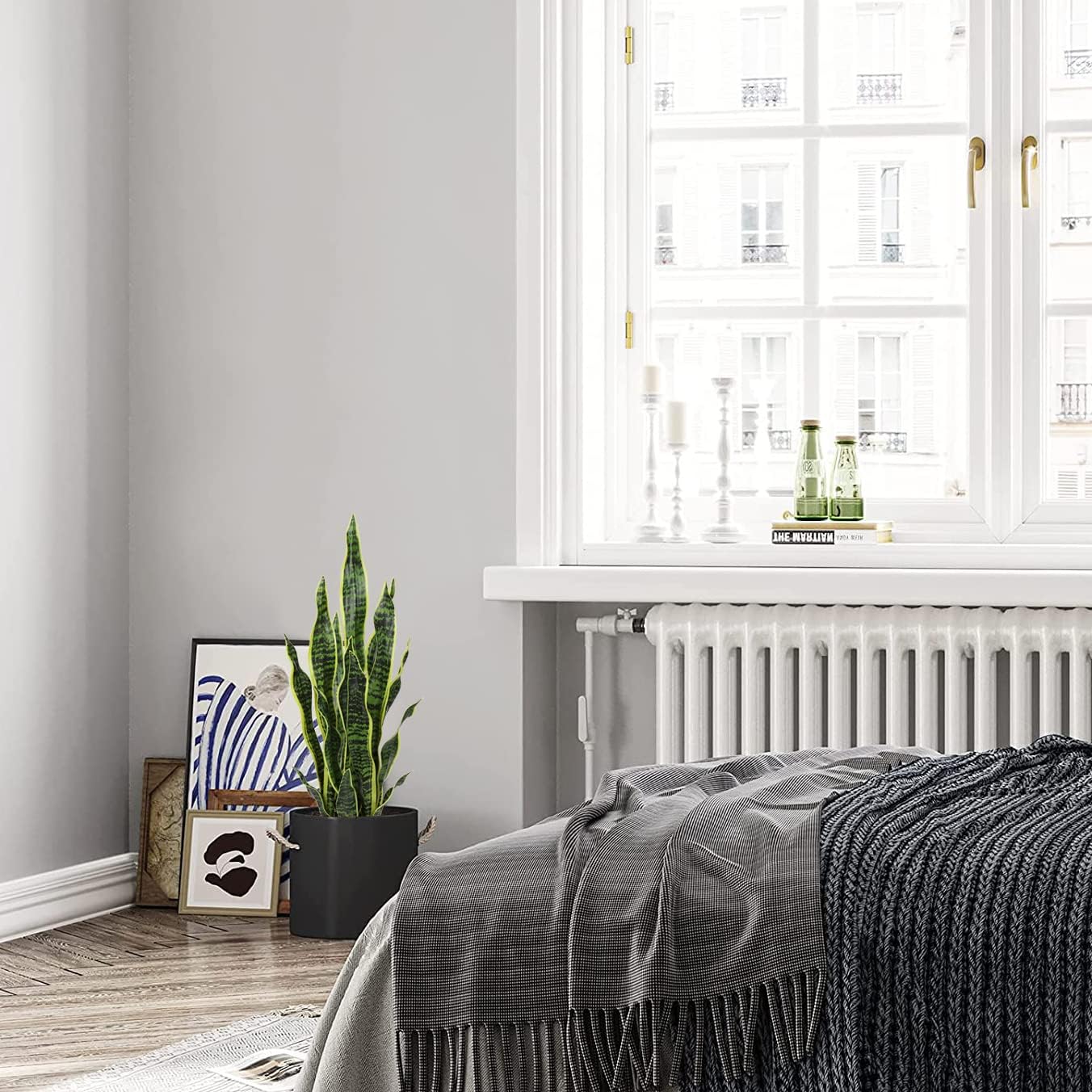 Hollyone 2 x Artificial Plants, Large, Height 64 cm, Artificial Sansevieria Decorative Living Room Plant, Indoor Plants, Balcony, Office Decoration, Artificial Plant for Home Garden, Office Decoration – Bild 6