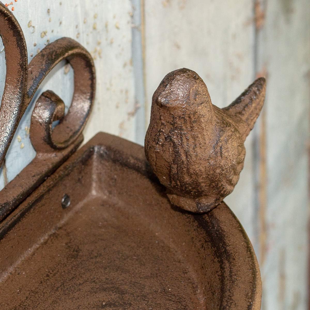 Antikas Bird Bath Feeder Wall Decoration – Bild 2